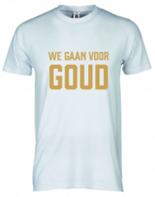 bladerdeeg Peave Omringd BKS sport | Fan shirt we gaan voor goud! het motto voor de zomer